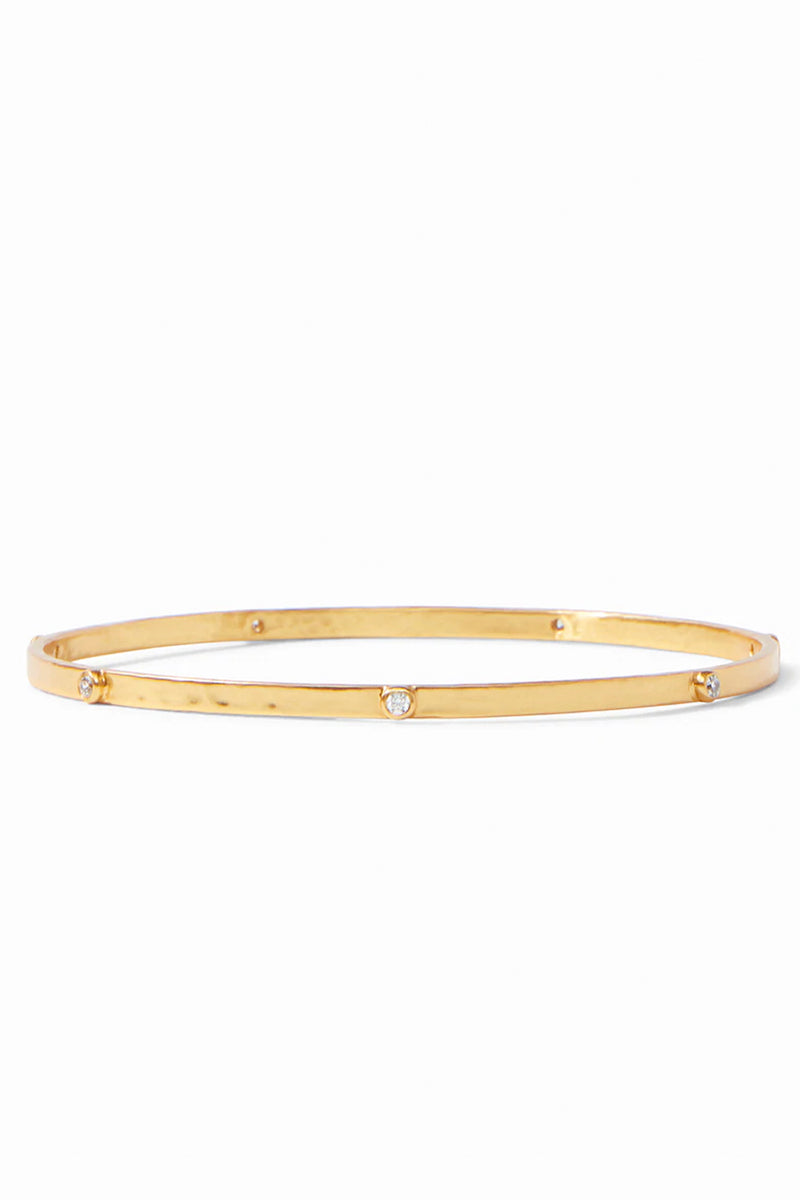 Crescent Stone Bangle