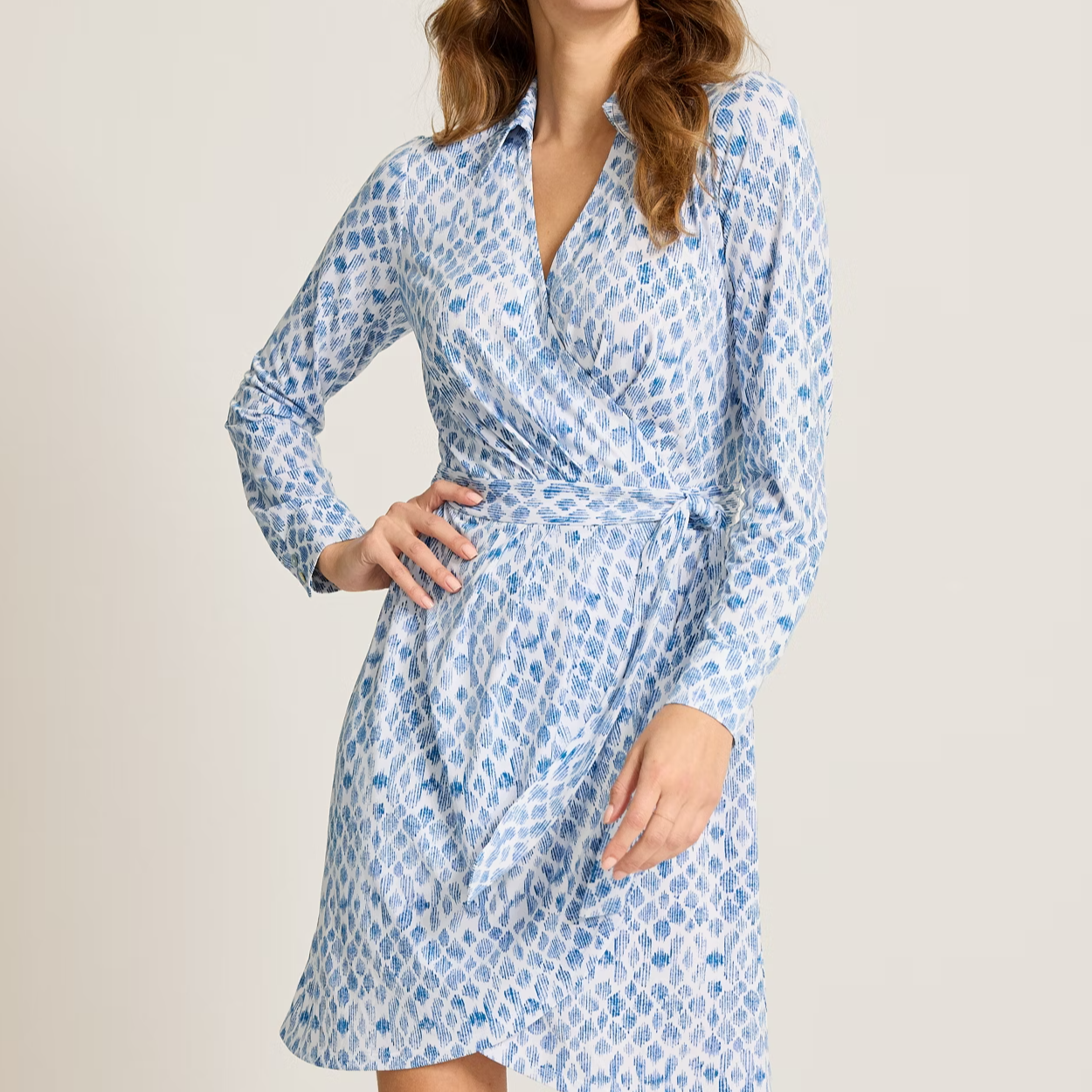 Carmela Coastal Sands Wrap Dress