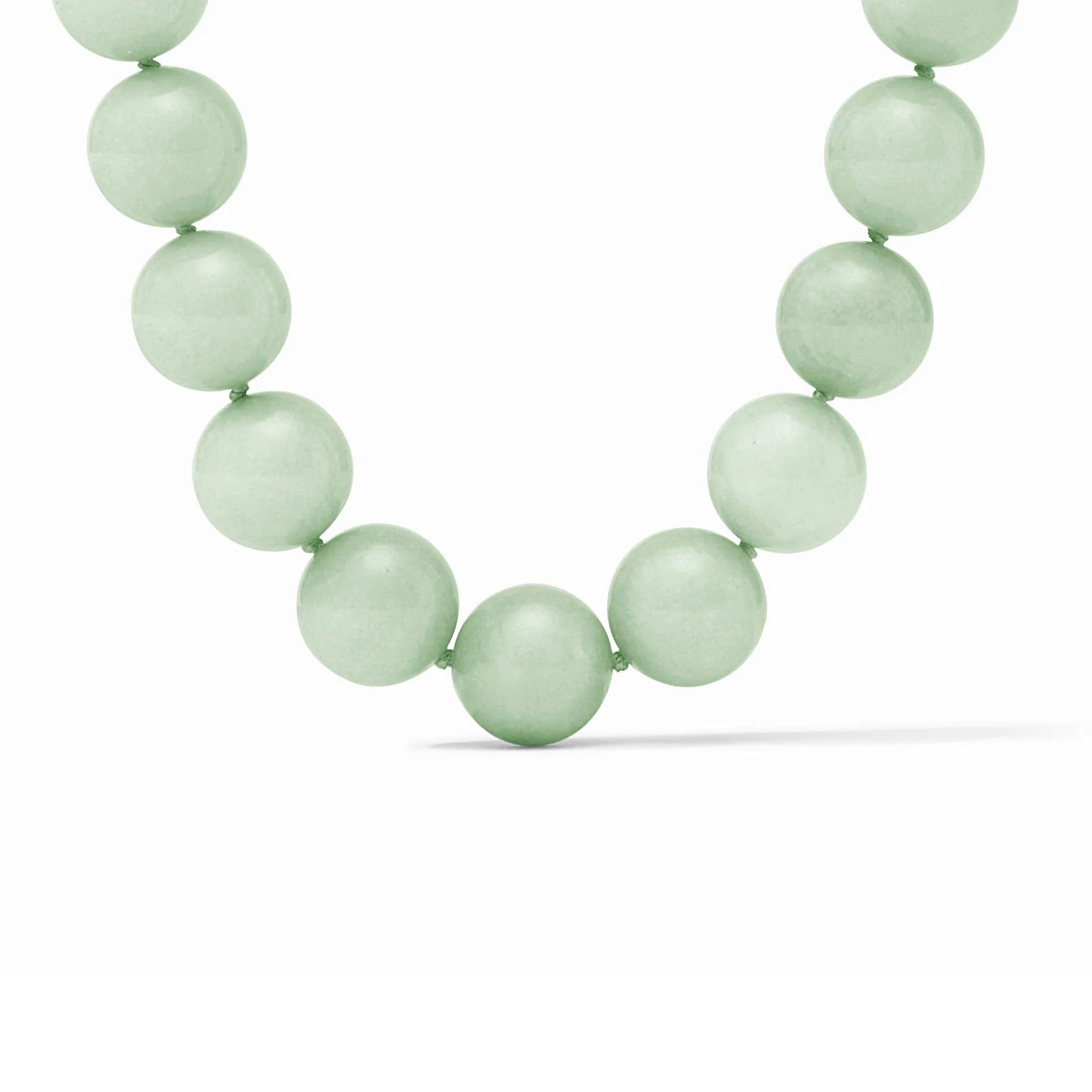 Portofino Beaded Necklace - Aqua Jade