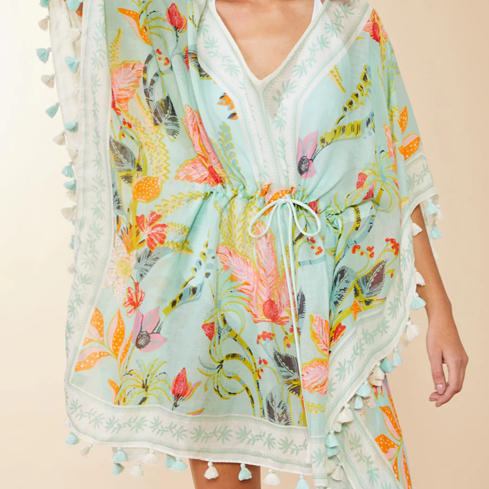Beach Cover Up - Queenie Tropical