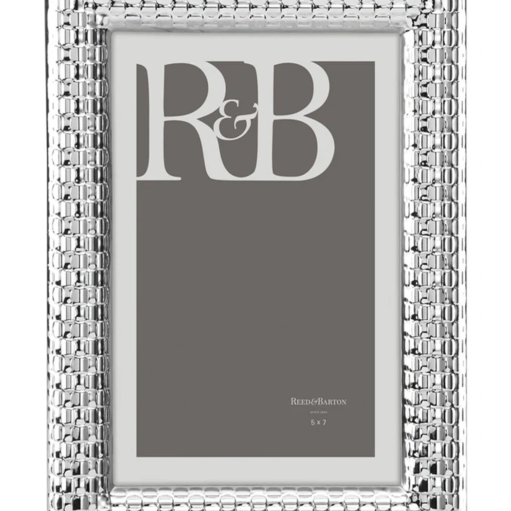 Watchband Silver 5x7 Photo Frame