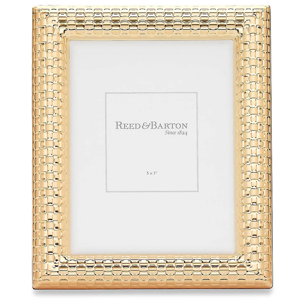 Watchband Gold 5x7 Photo Frame