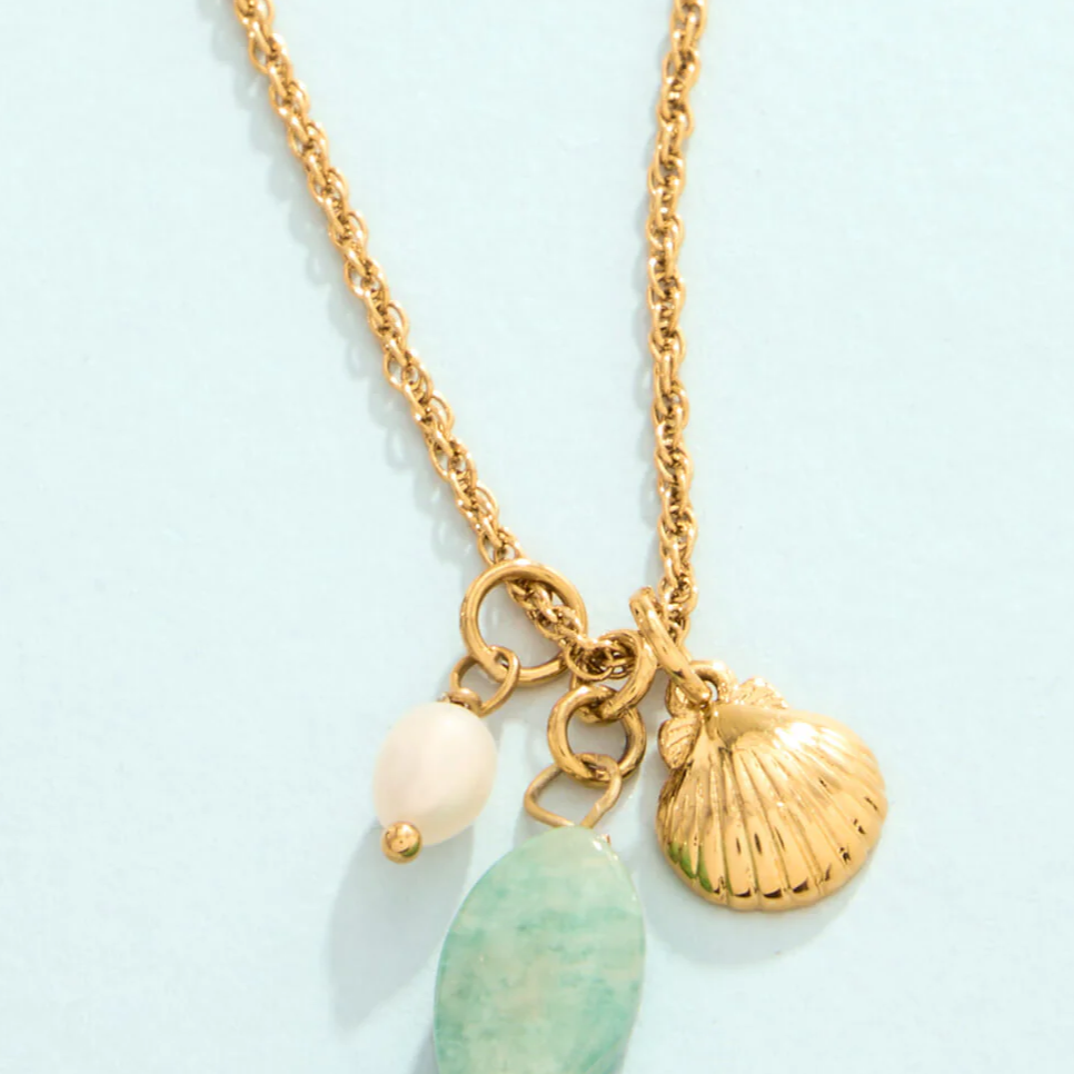 Skipjack Fish Necklace - 17“