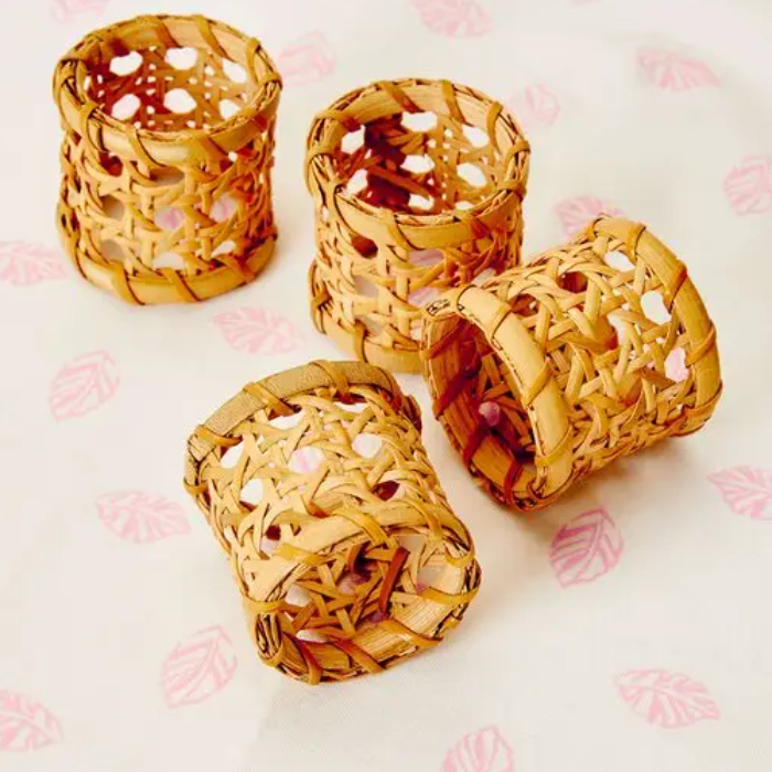 Raffia Napkin Rings (set of 4)