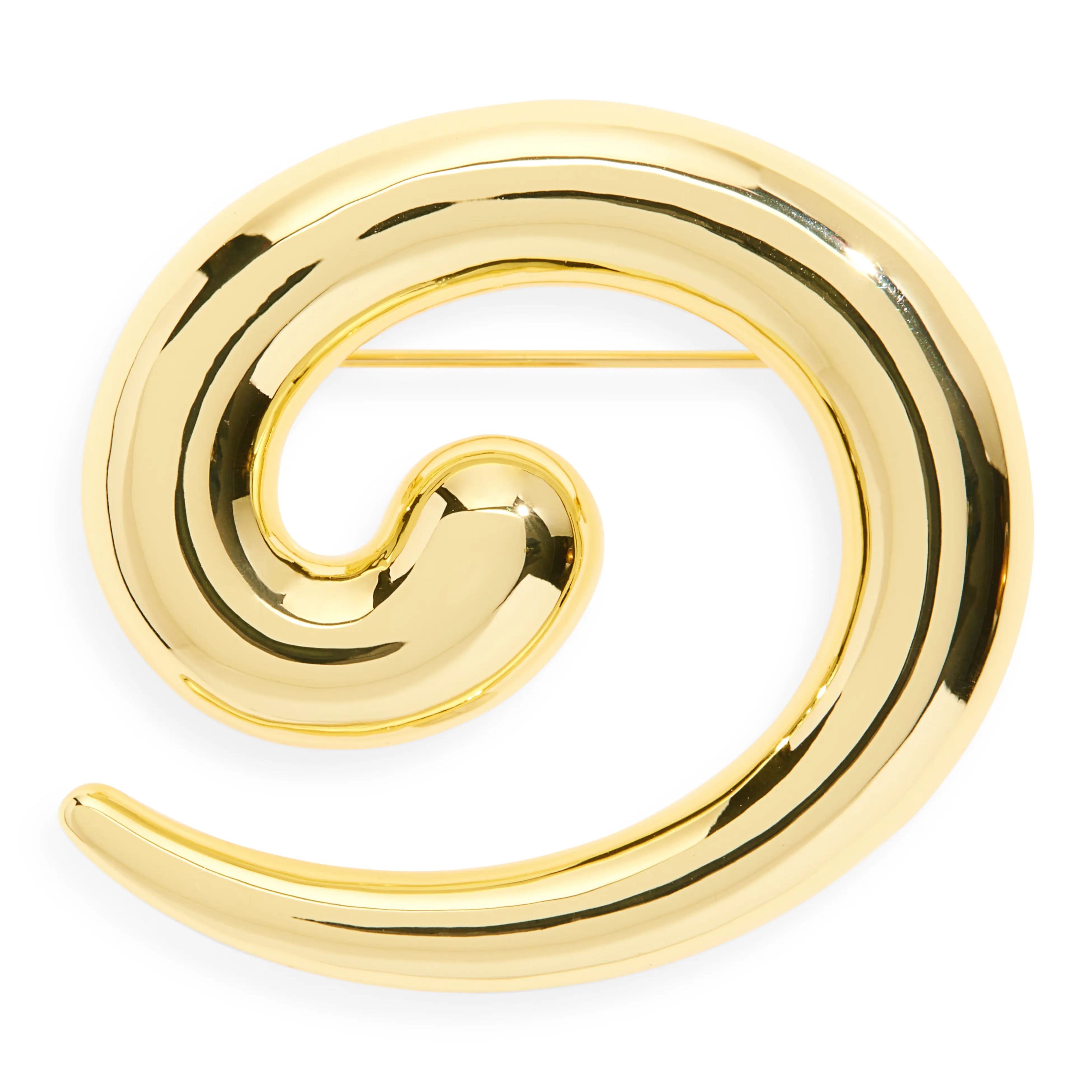 Gold Swirl Pin