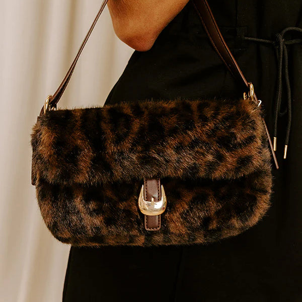 Gloria Plush Faux Fur Bag