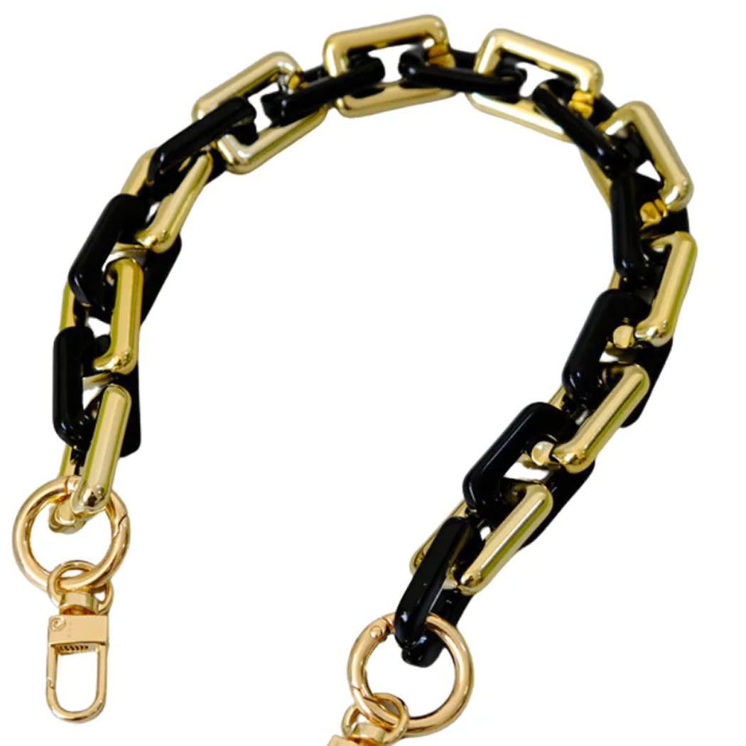 Black & Gold Short Chain for Bags