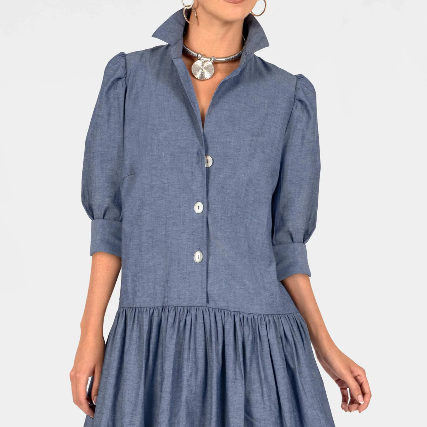So Sweet Dress - Chambray