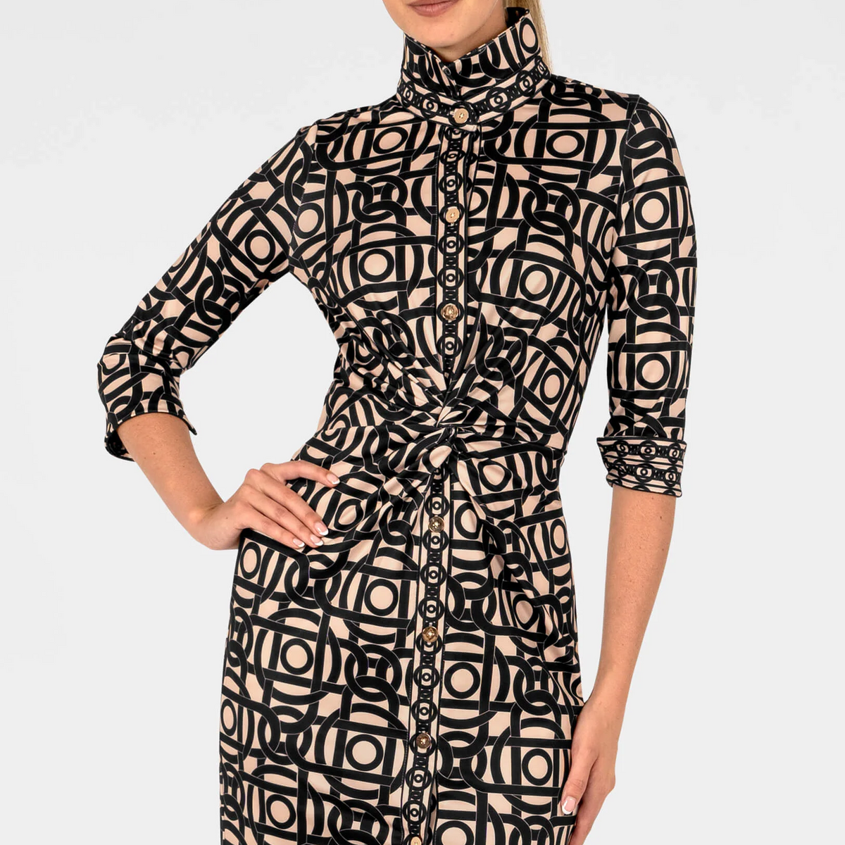 Twist and Shout Dress - Aubazine