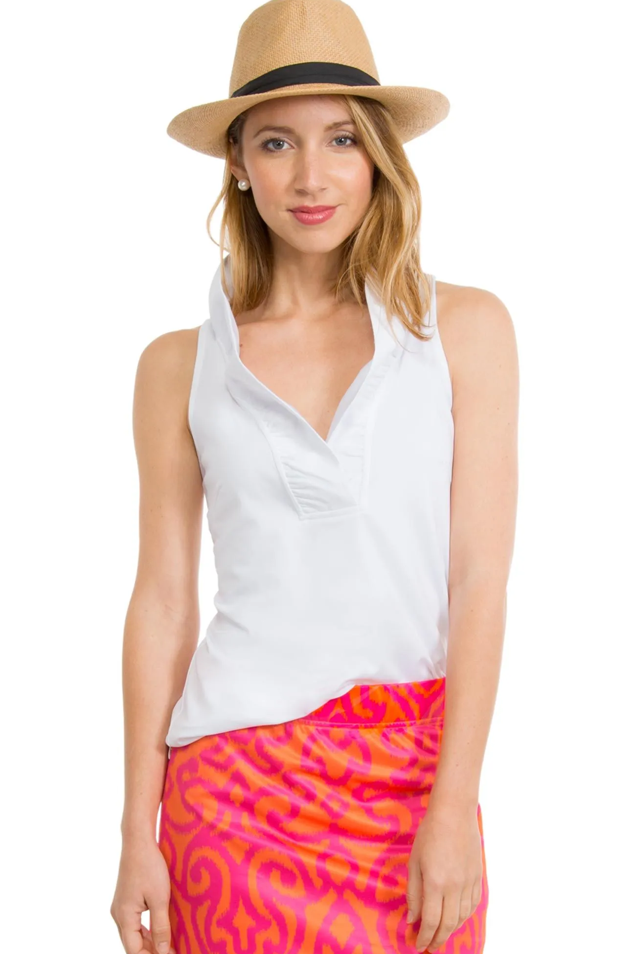 Ruffneck Sleeveless Top