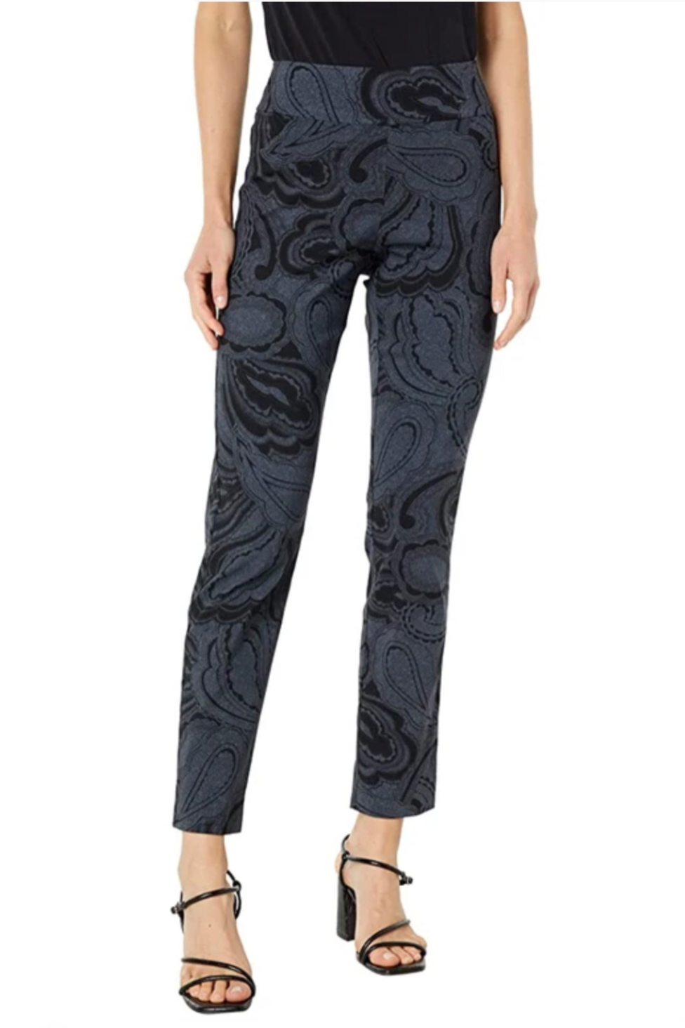 Flocked Velvet Pull-on Pant P-1005