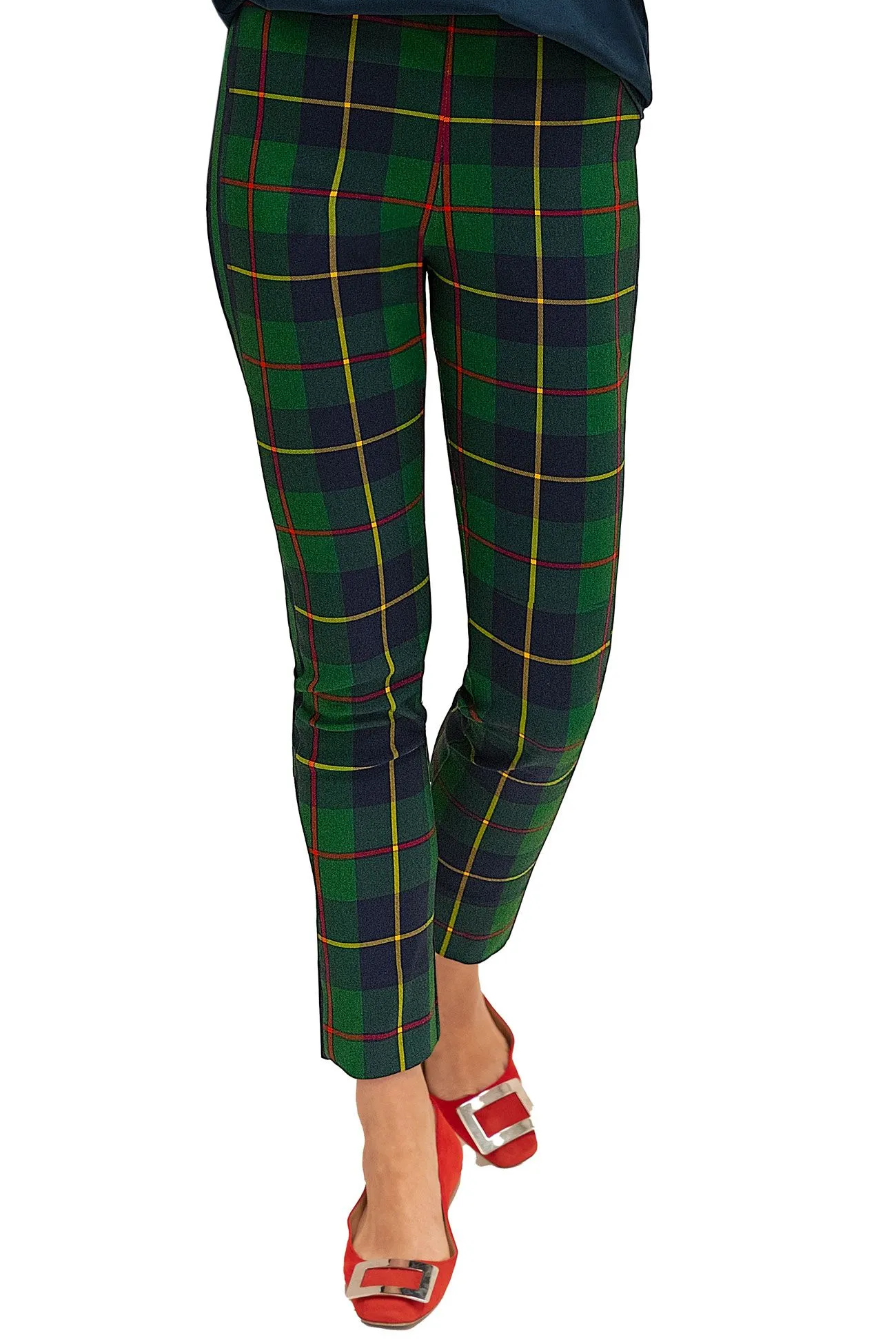 GripeLess Pull On Pant-Plaidly Cooper