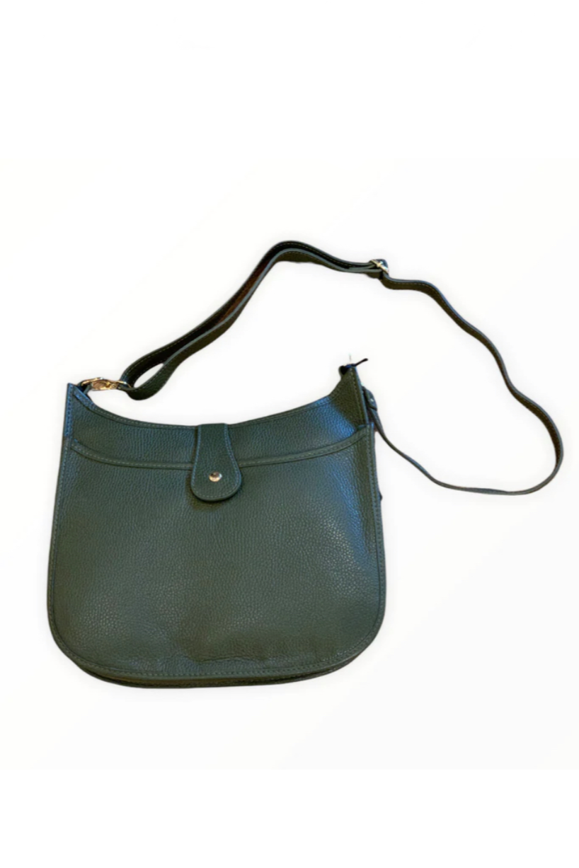 Leather Messenger Adjustable Crossbody Bag