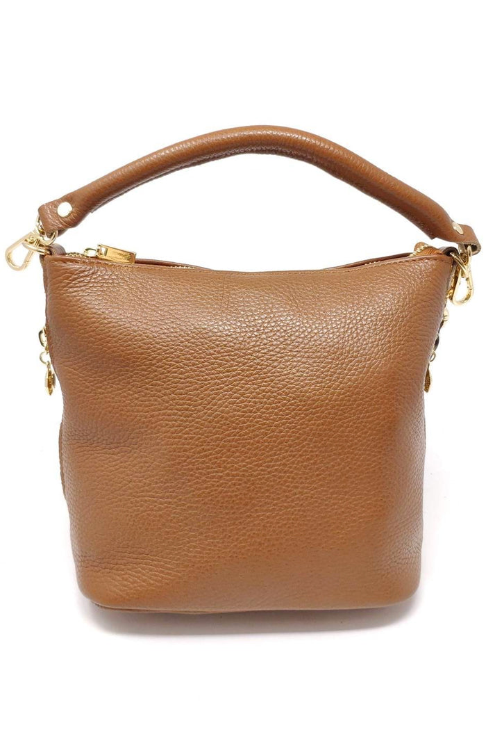 Mid Size Leather Handbag/Crossbody
