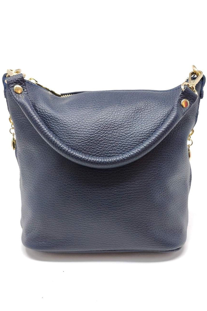 Mid Size Leather Handbag/Crossbody