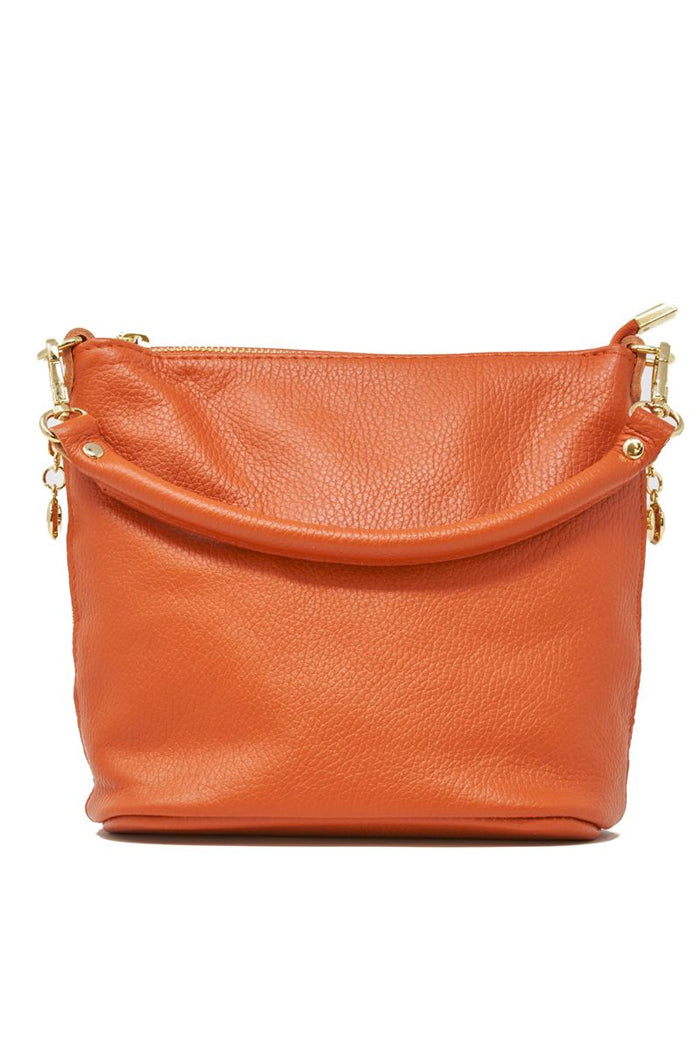 Mid Size Leather Handbag/Crossbody