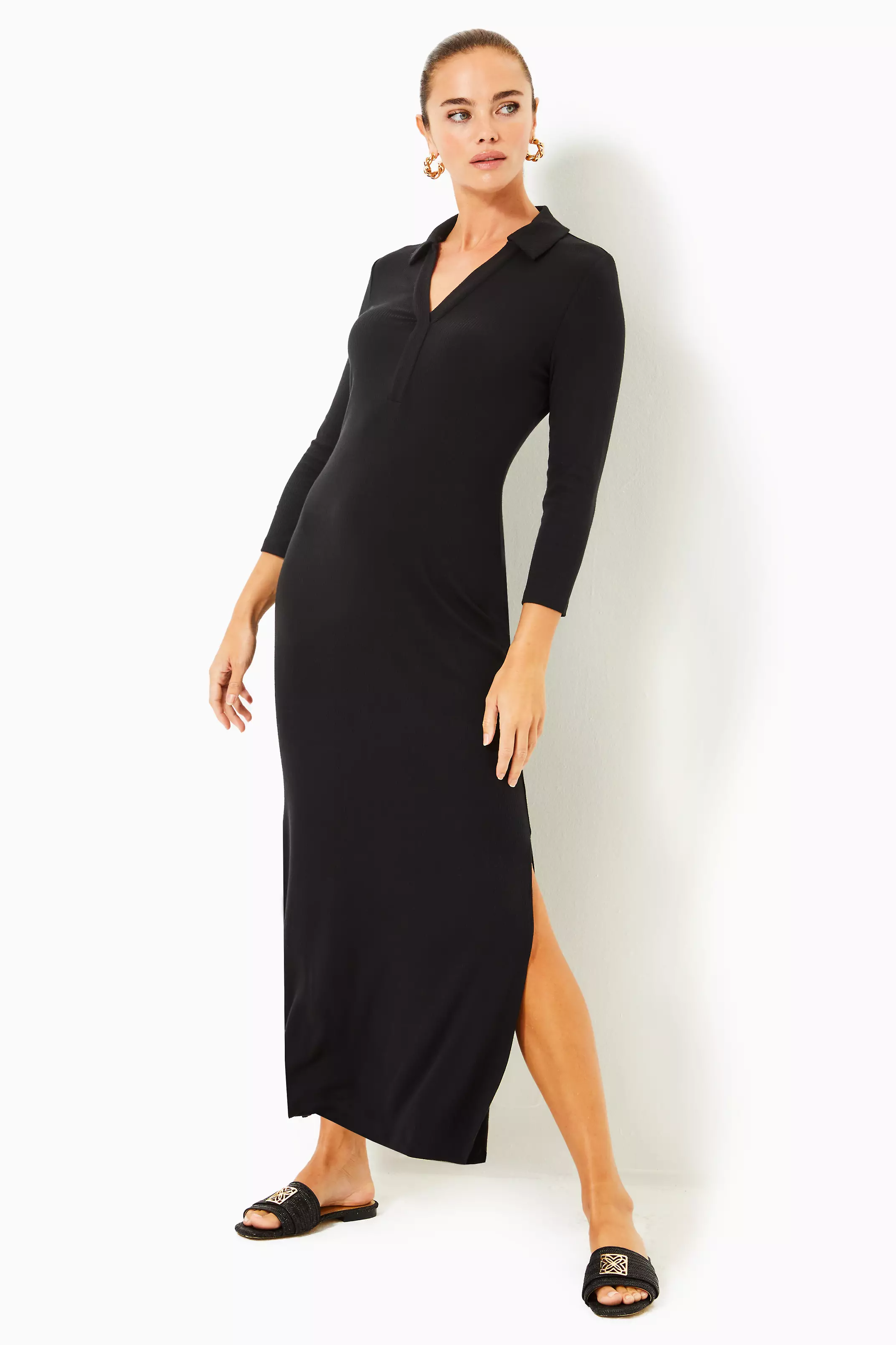 Ollie Maxi Polo Dress