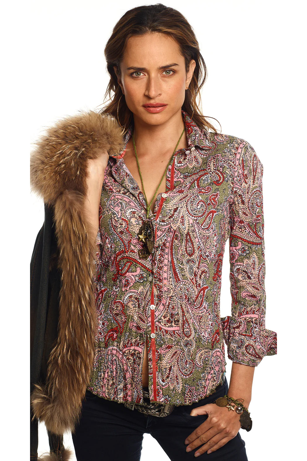FEZ Paisley Blouse