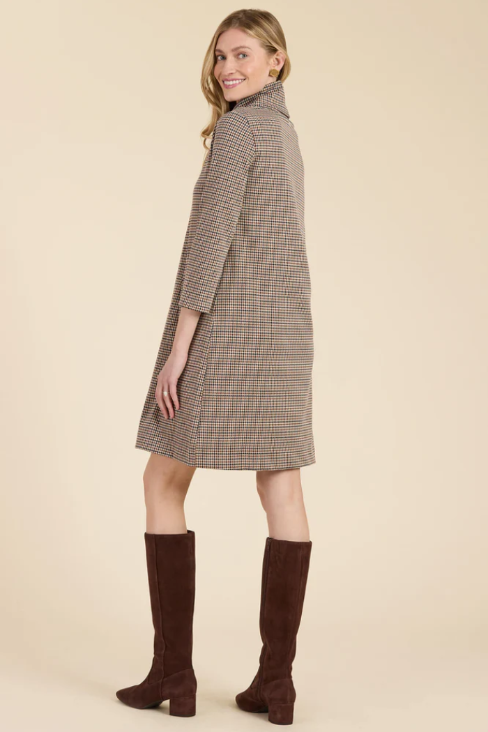 Kim Knit Dress Houndstooth / L Kim Knit Dress Houndstooth / L