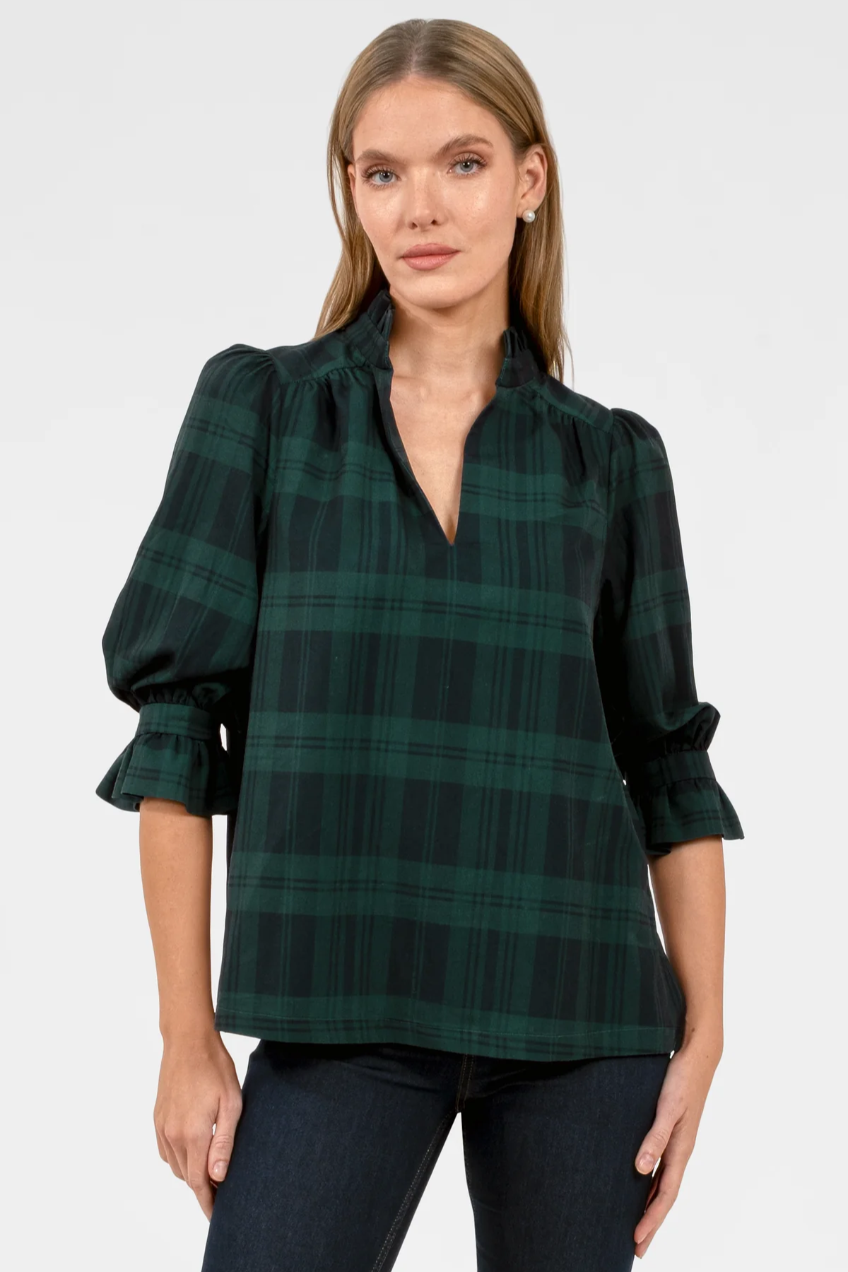 Ruffneck Tunic - Blackwatch Plaid