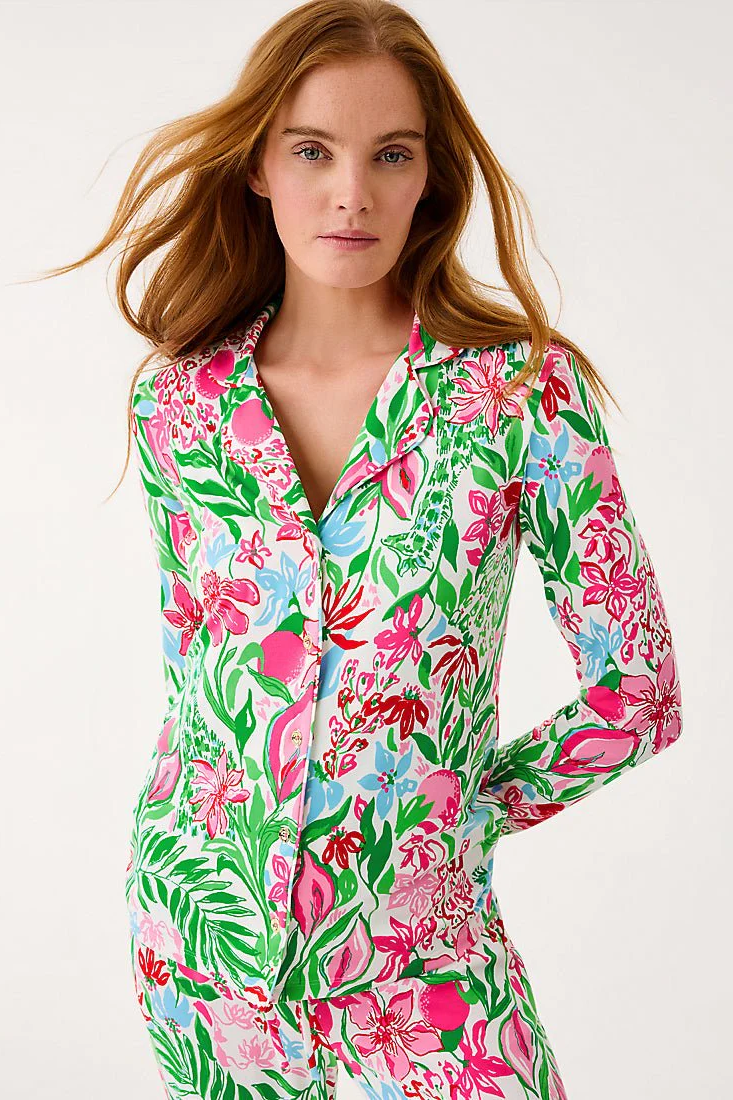 PJ Button Up Top