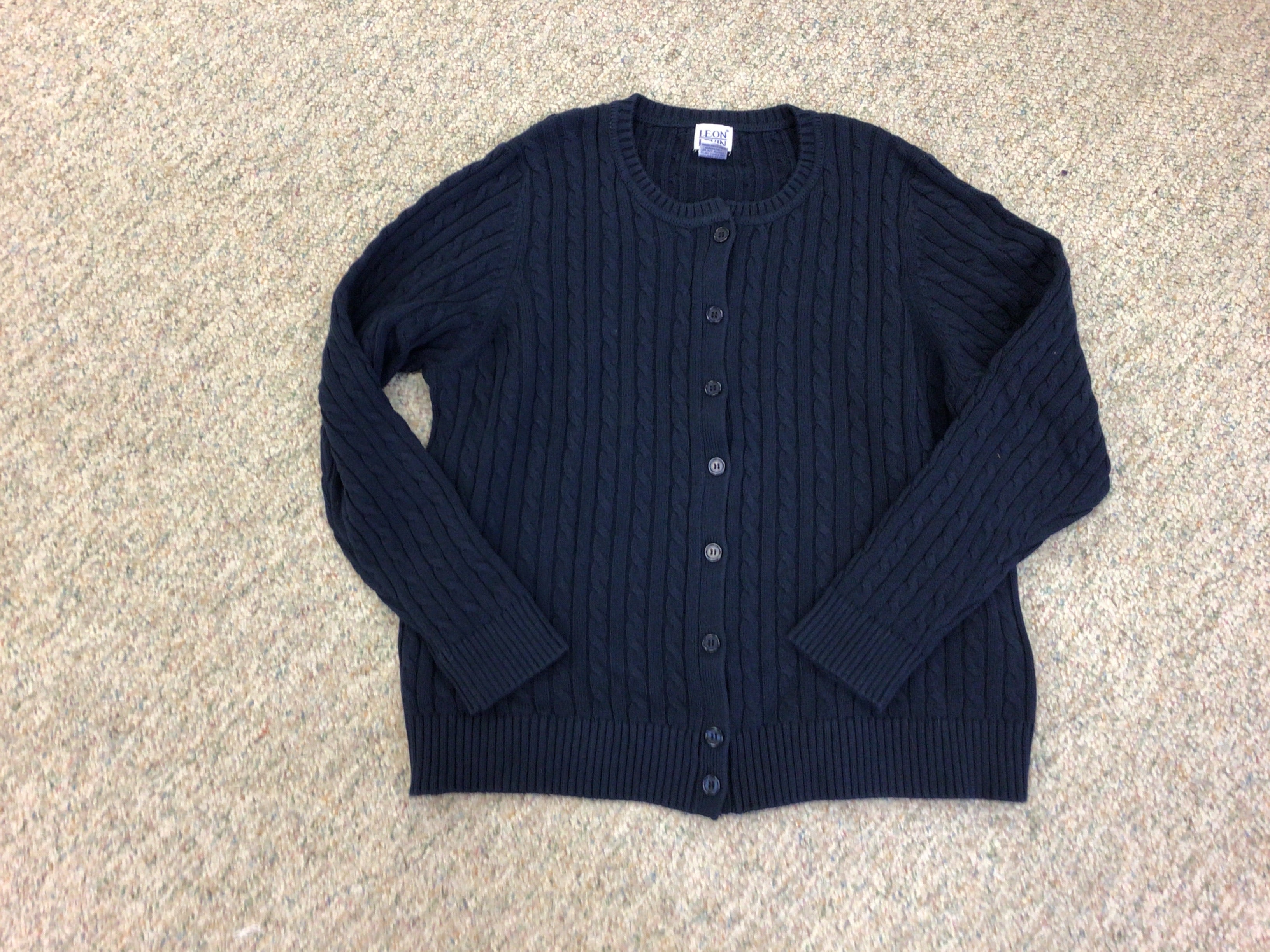 Cotton Cable Knit Cardigan