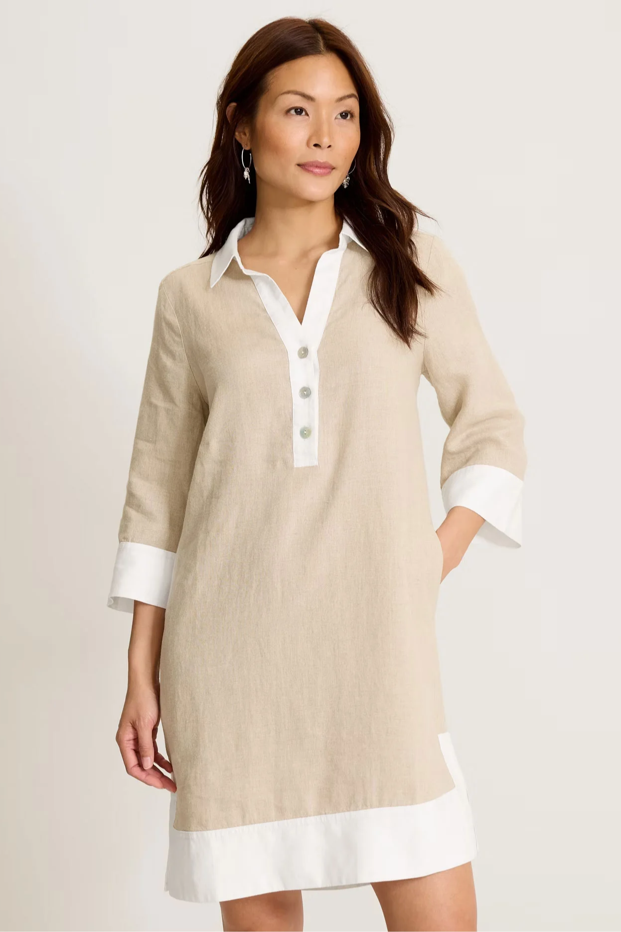 Two Palms Linen Dress