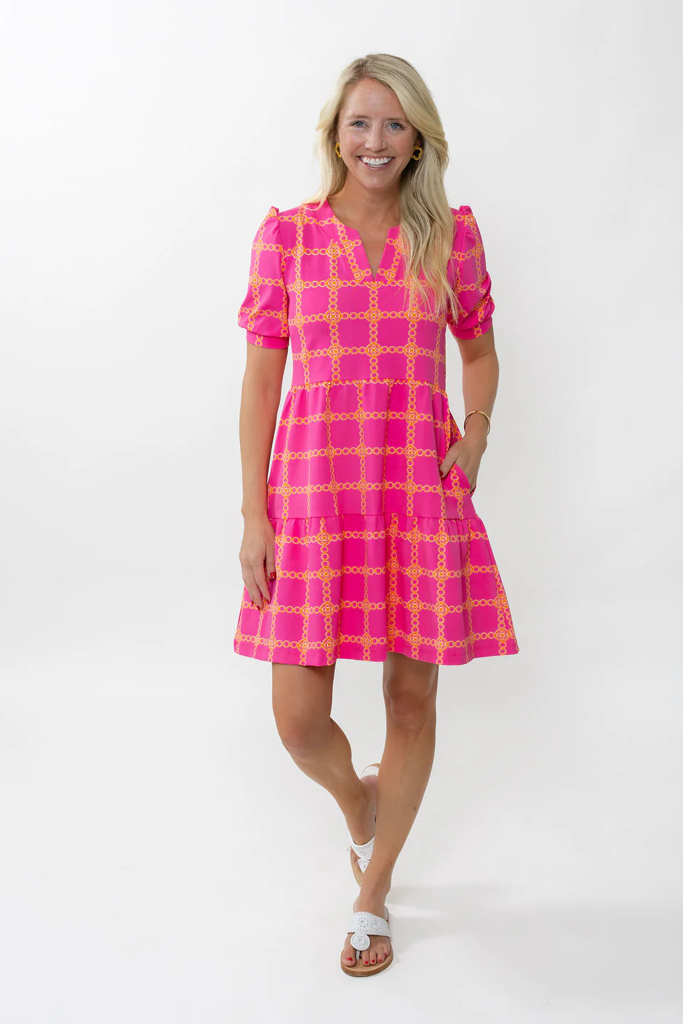 Louisa Dress - Medallion Chain