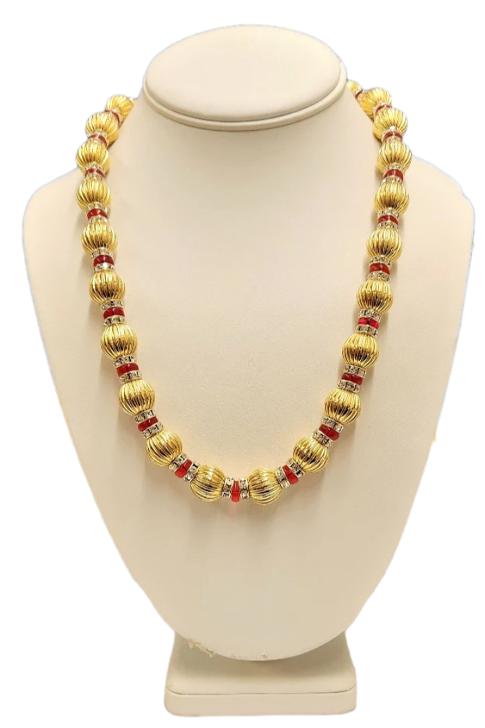 21”  Bead & Crystal Rhondell Necklace