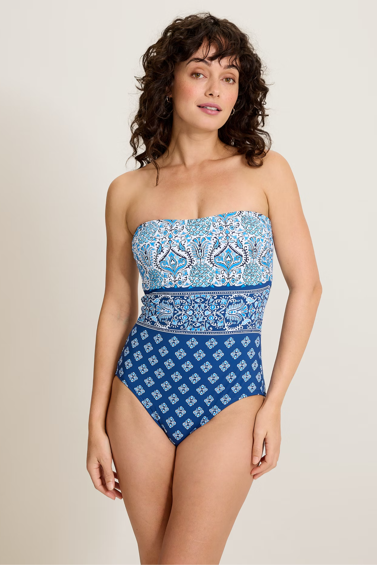 Bandeau One-Piece Swimsuit