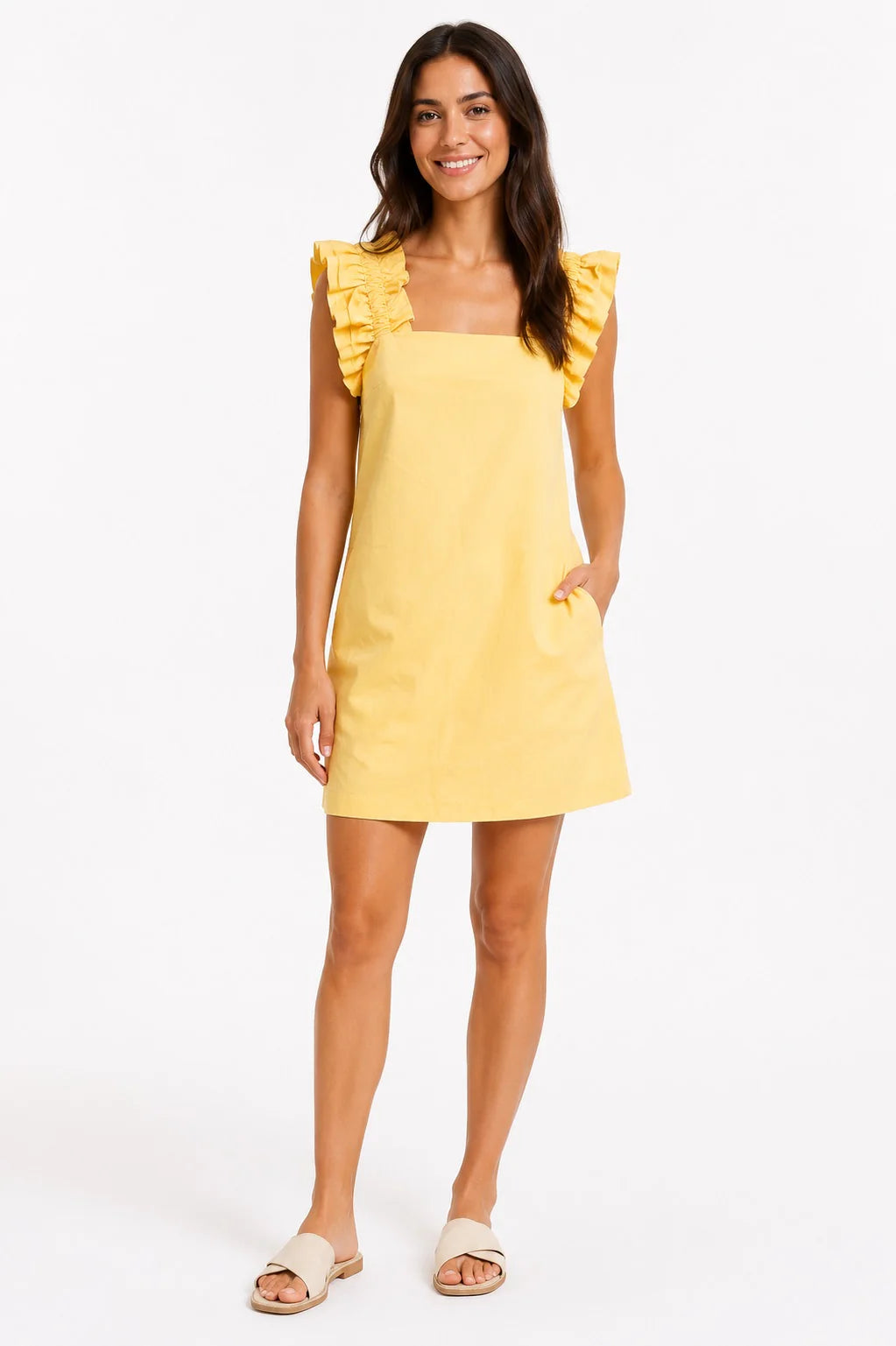 Ellen Linen Cotton Dress