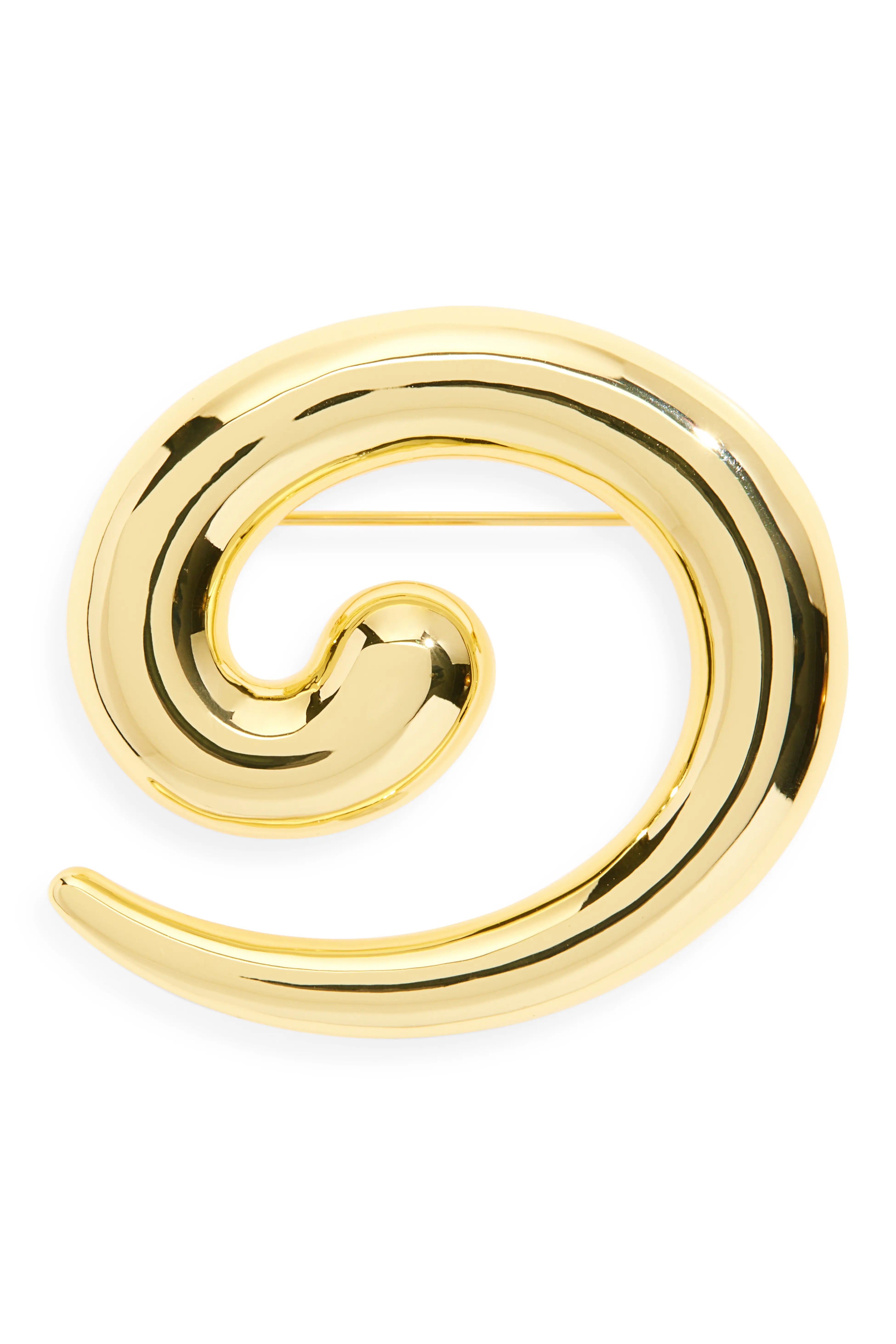 Gold Swirl Pin