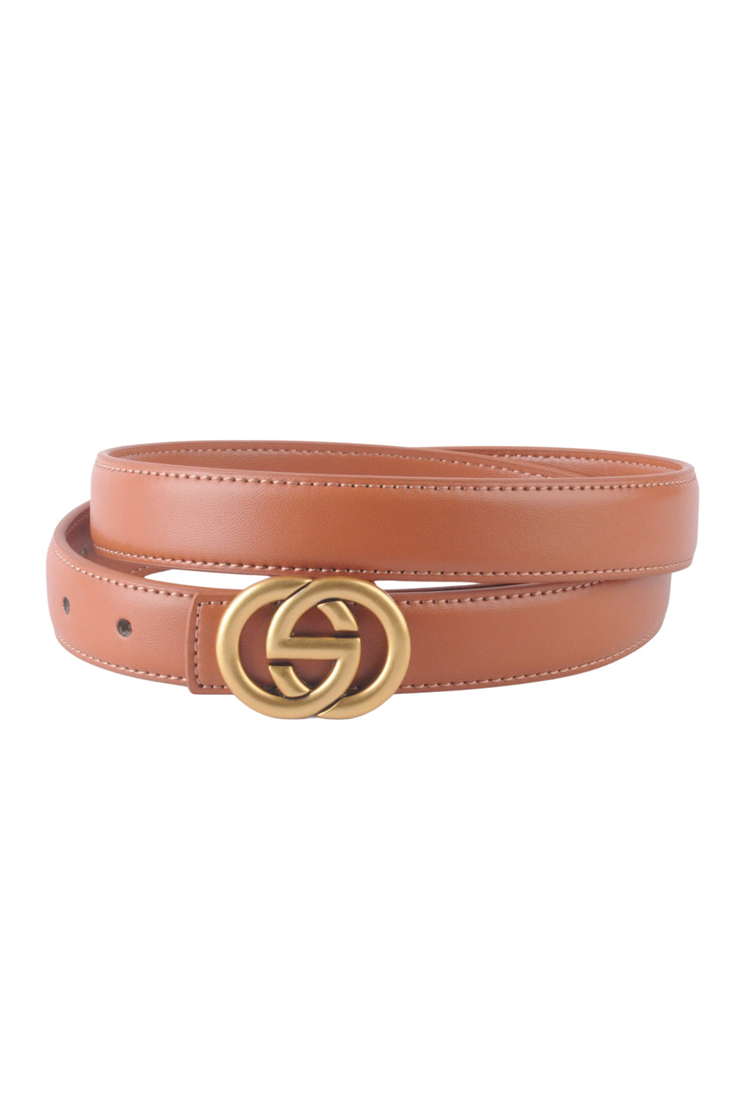 Stitched Belt with Interlocking Buckle