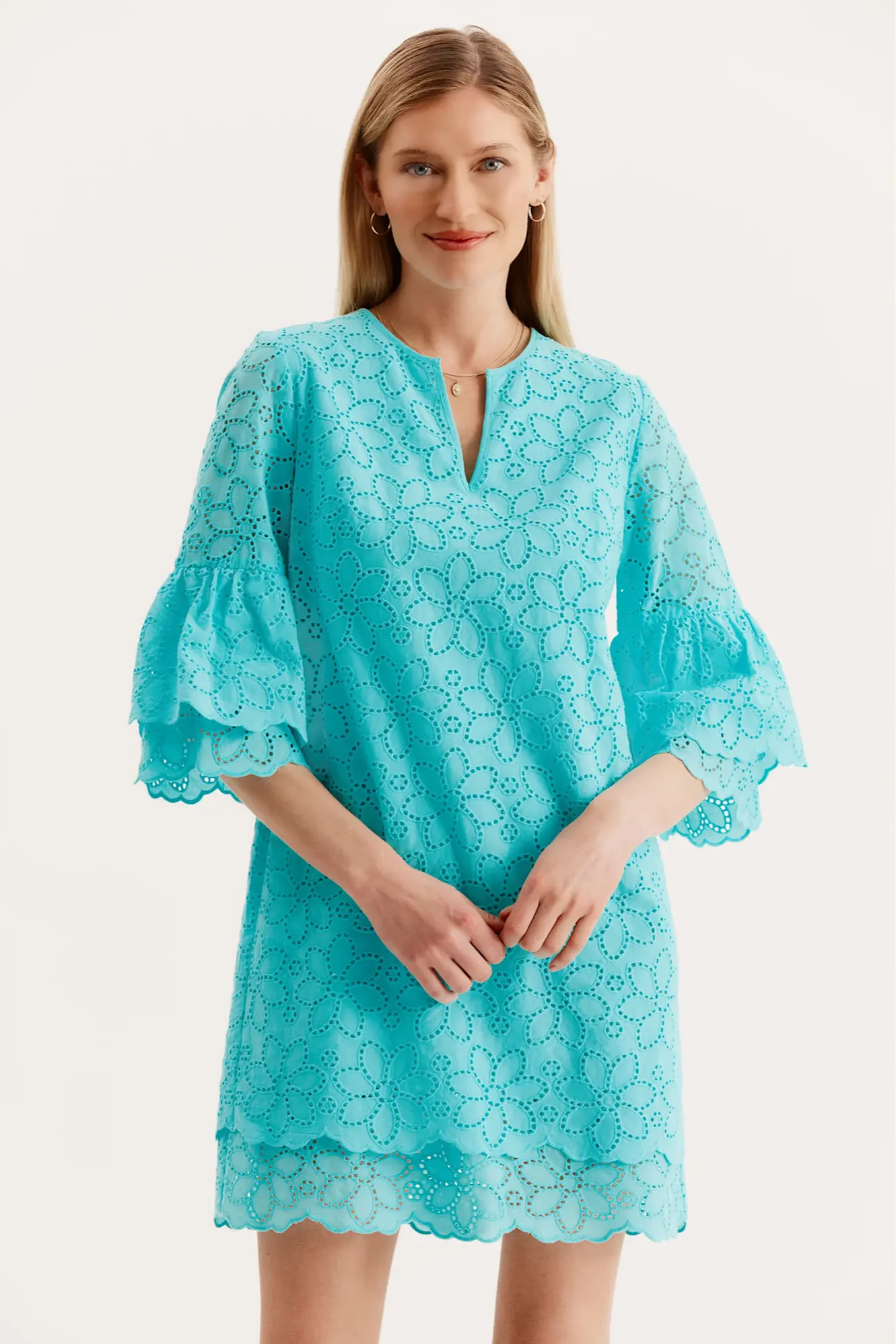 Christa Eyelet Dress