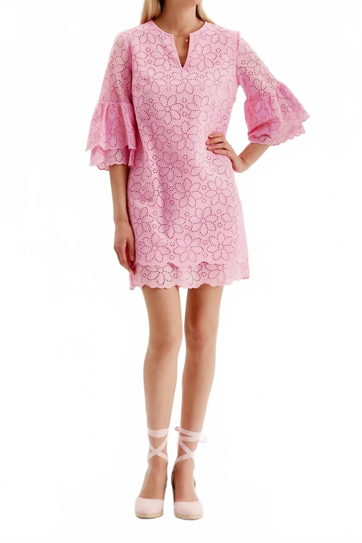 Christa Eyelet Dress