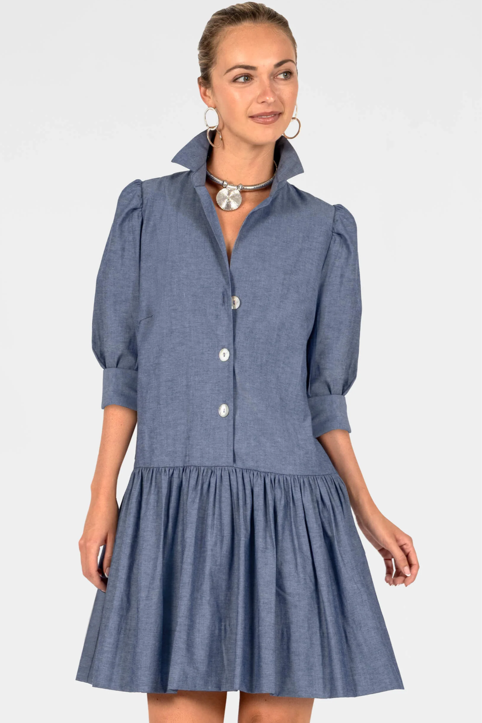 So Sweet Dress - Chambray